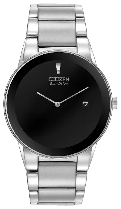 Pre-owned Citizen Men's  Axiom Au106051e Watch In Stainless Steel In Silver
