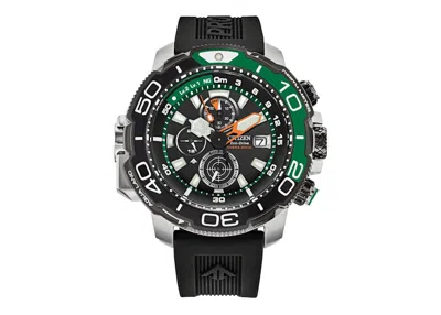 Pre-owned Citizen Men's  Promaster Aqualand Bj216801e Watch In Stainless Steel In Silver