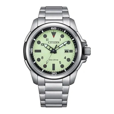 Citizen Men's Classic 44mm Solar Powered Quartz Eco-drive Watch In Silver