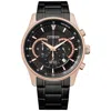 Citizen Men's Classic Black Dial Watch In Black