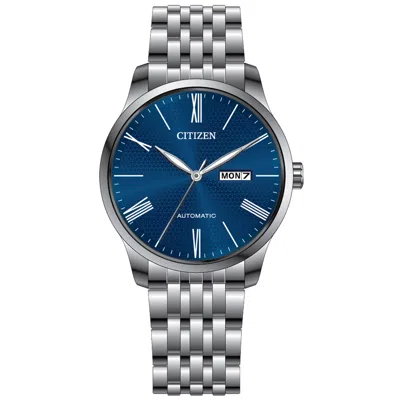 Citizen Men's Classic Blue Dial Watch In Metallic