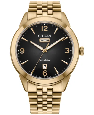 Citizen Men's Classic Rolan Gold-tone Stainless Steel Bracelet Watch 40.5mm