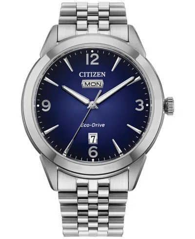 Citizen Men's Classic Rolan Silver-tone Stainless Steel Bracelet Watch 40.5mm