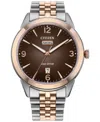 Citizen Men's Classic Rolan Two-tone Stainless Steel Bracelet Watch 40.5mm In Two-tone
