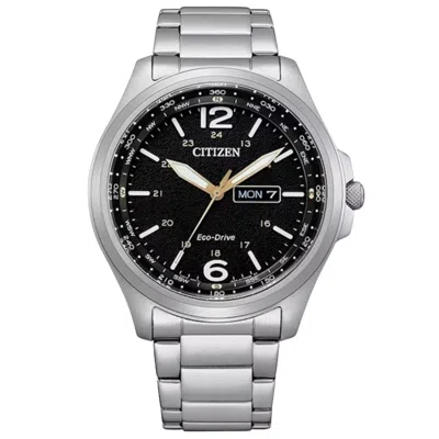 Citizen Men's Eco-drive Black Dial Watch In Metallic