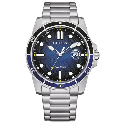Citizen Men's Eco-drive Blue Dial Watch In Metallic