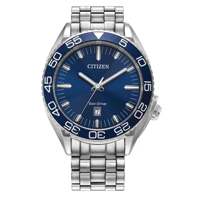 Citizen Men's Sport Silver-tone Stainless Steel Bracelet Watch 45mm Women's Shoes