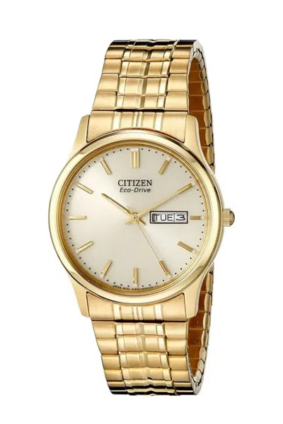 Citizen Men's Eco-drive Flexible Band Watch In Gold
