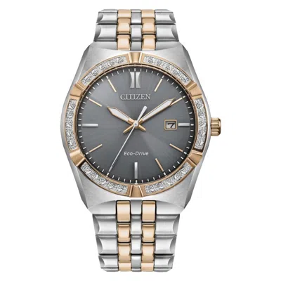 Citizen Men's Eco-drive Grey Dial Watch In Silver