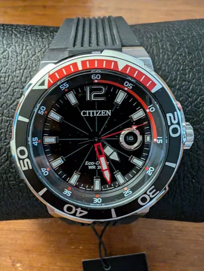 Pre-owned Citizen Men's Eco-drive Sport Luxury Endeavor Watch [aw1429-00e]