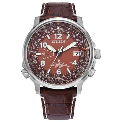 Citizen Men's Eco Skjy In Brown
