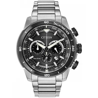 Citizen Men's Ecosphere Eco-drive Black Dial Watch In Metallic
