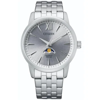 Citizen Men's Moonphase Silver Dial Watch