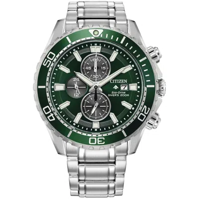 Citizen Men's Promaster Dive Eco-drive Green Dial Watch