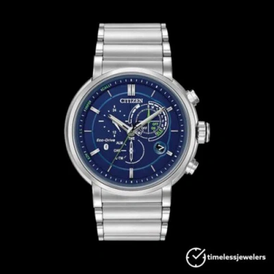 Pre-owned Citizen Men's Proximity Eco-drive Chronograph Watch – Bz1000-54l ($595 Msrp)