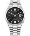 Citizen Tsuyosa Mens Automatic Silver Tone Stainless Steel Bracelet Watch Nj0150-56e In Silver