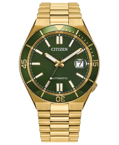 Citizen Men's Tsuyosa Shore Gold-tone Stainless Steel Bracelet Watch, 40mm In Neutral