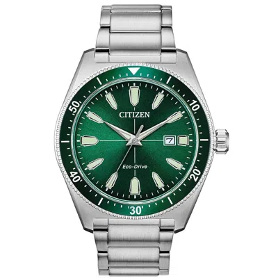 Citizen Men's Vintage Brycen Sport Eco-drive Green Dial Watch