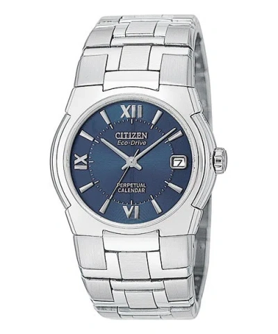 Pre-owned Citizen Men's Watch Eco-drive Firenza Perpetual Calendar Bl1030-51m