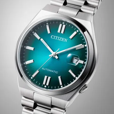 Pre-owned Citizen Men's Watch Nj0151-88x Tsuyosa Automatic Green Gradation Dial