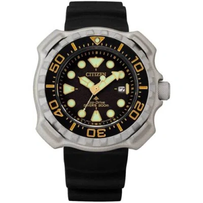 Pre-owned Citizen Men's Watch Promaster Eco-drive Black Dial Polyurethane Strap Bn0220-16e