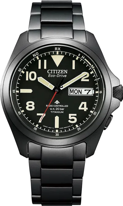 Pre-owned Citizen Men's Watch Promaster Land Eco-drive At6085-50e Solar