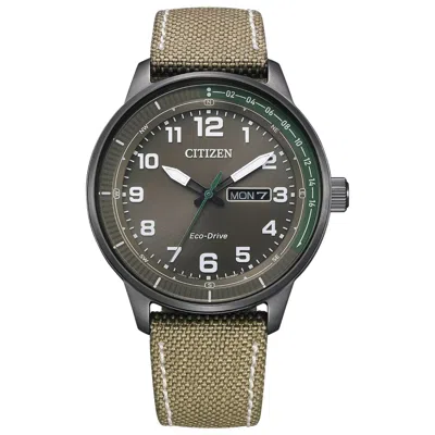 Citizen Men's Weekender Grey Dial Watch In Green