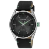 Citizen Mens Black Leather Strap Watch Bm6980-08e In Black