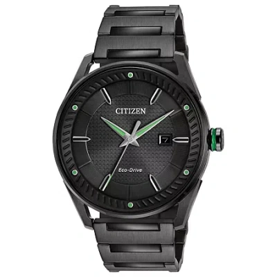 Citizen Mens Black Stainless Steel Bracelet Watch Bm6985-55e