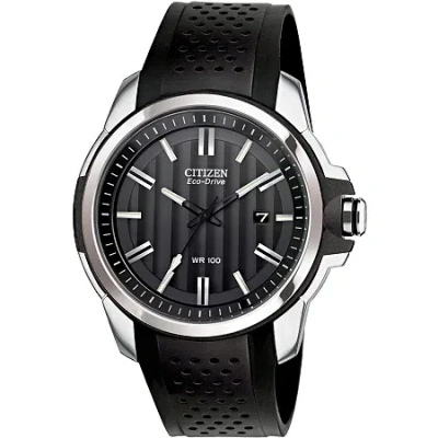 Citizen Mens Black Strap Watch Aw1150-07e In Metallic