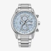Citizen Mens Silver Tone Stainless Steel Bracelet Watch At8260-51m In Silver