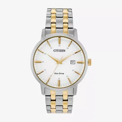 Citizen Mens Two Tone Stainless Steel Bracelet Watch Bm7464-52h In Multi