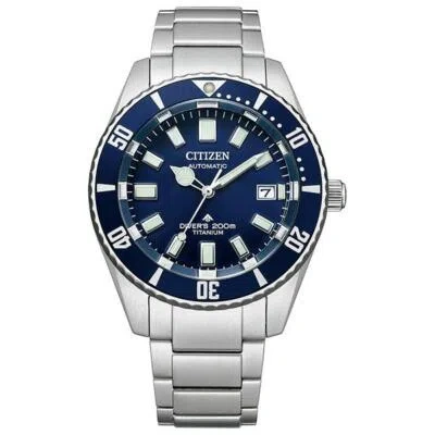Pre-owned Citizen Nb6021-68l Promaster Marine Series Mechanical Diver Japan Imported