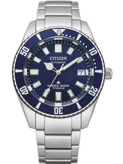 Pre-owned Citizen Nb6021-68l Promaster Titanium Automatic Mens Watch 41mm 20atm