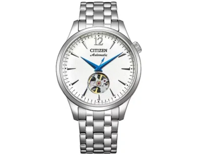 Pre-owned Citizen Nh9131-73a  Collection Mechanical Open Heart Japan Import