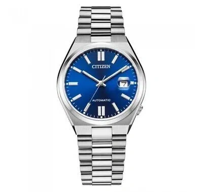 Pre-owned Citizen Nj0150-81l Automatic Blue Dial Stainless Steel Tsuyosa Sapphire