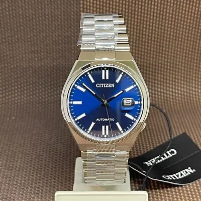 Pre-owned Citizen Nj0150-81l Blue Automatic Analog Sapphire Glass Men's Casual Dress Watch