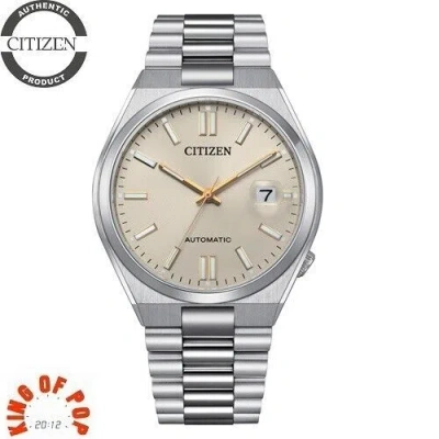 Pre-owned Citizen Nj0151-88w Automatico 5 Bar Tsuyosa Collection Free Shipping