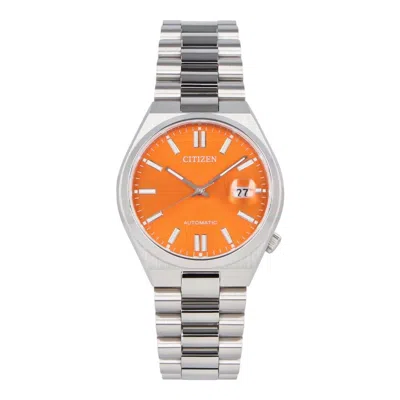 Pre-owned Citizen Nj0151-88z “tsuyosa”collection Mechanical (automatic) Analog Orange