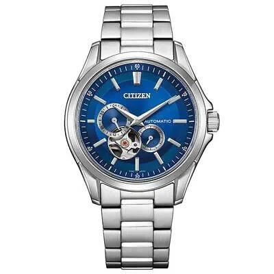 Pre-owned Citizen Np1010-78l  Collection Mechanical Open Heart Made In Japan