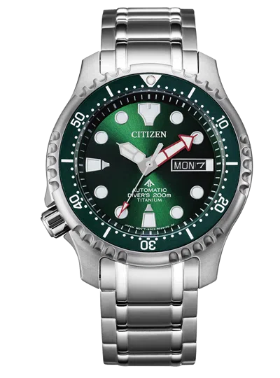 Pre-owned Citizen Ny0100-50x Promaster Aqualand Automatic Suptitanium,free Shipping