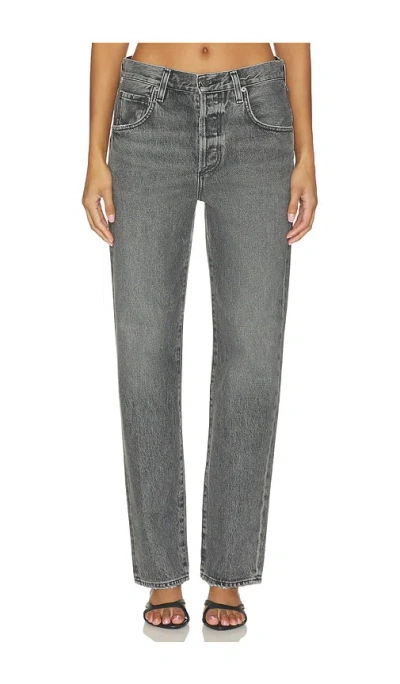 Citizen Of Humanity 90s French High Rise Straight In Gray
