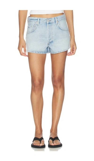 Citizen Of Humanity Abita Shorts In Blue