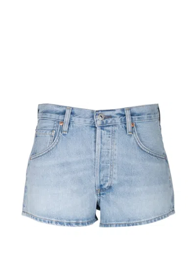 Citizen Of Humanity Abita Shorts In Blue
