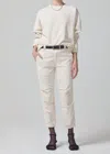 Citizen Of Humanity Agni Corduroy Utility Trouser In Canvas In Neutral
