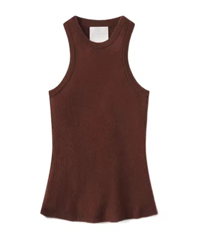 Citizen Of Humanity Akira Sweater Tank In Brown
