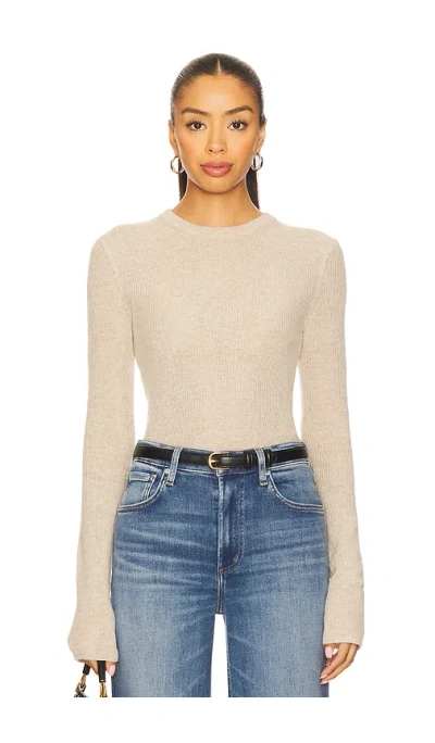 Citizen Of Humanity Alessia Crewneck Sweater In Brown