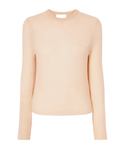 Citizen Of Humanity Alessia Wool And Cashmere-blend Sweater In Pink