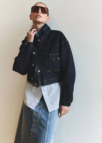 Citizen Of Humanity Alma Jacket With Horsebit In Blue