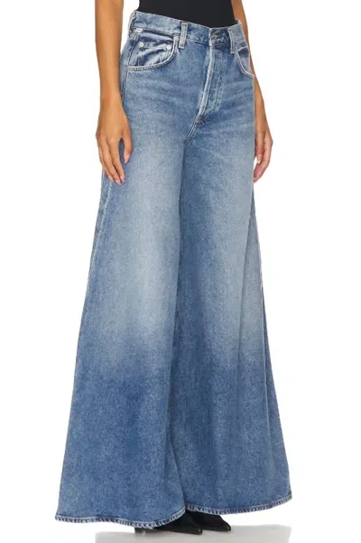 CITIZEN OF HUMANITY AMARI ULTRA WIDE LEG JEANS IN DWELLER